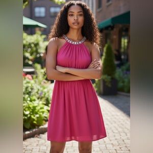 Laundry By Shelli Segal Vibrant Pink Dress